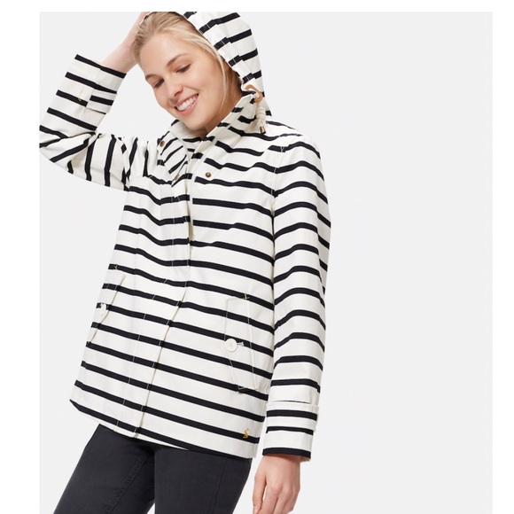 Joules Jackets & Coats New Joules Striped Raincoat Poshmark